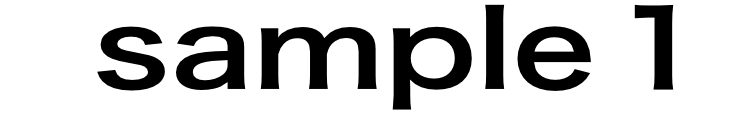 サンプル１